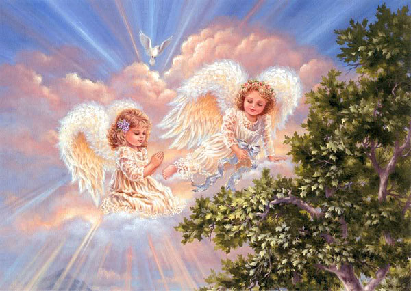 ангелы в небе