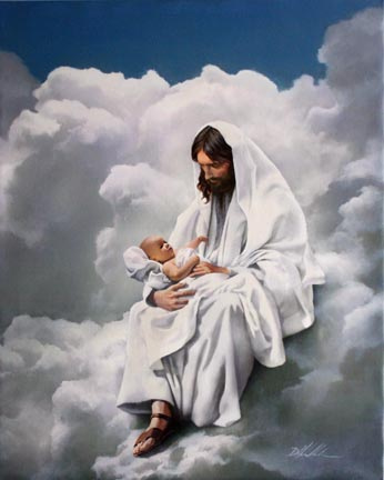 Иисус держит дитя